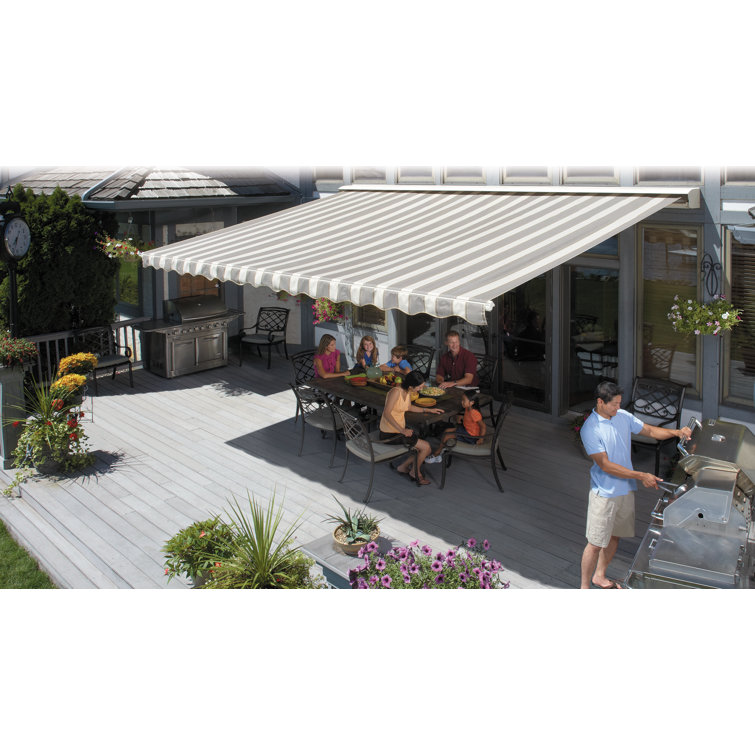 SunSetter Motorpro Woven Acrylic Retractable Standard Patio Awning